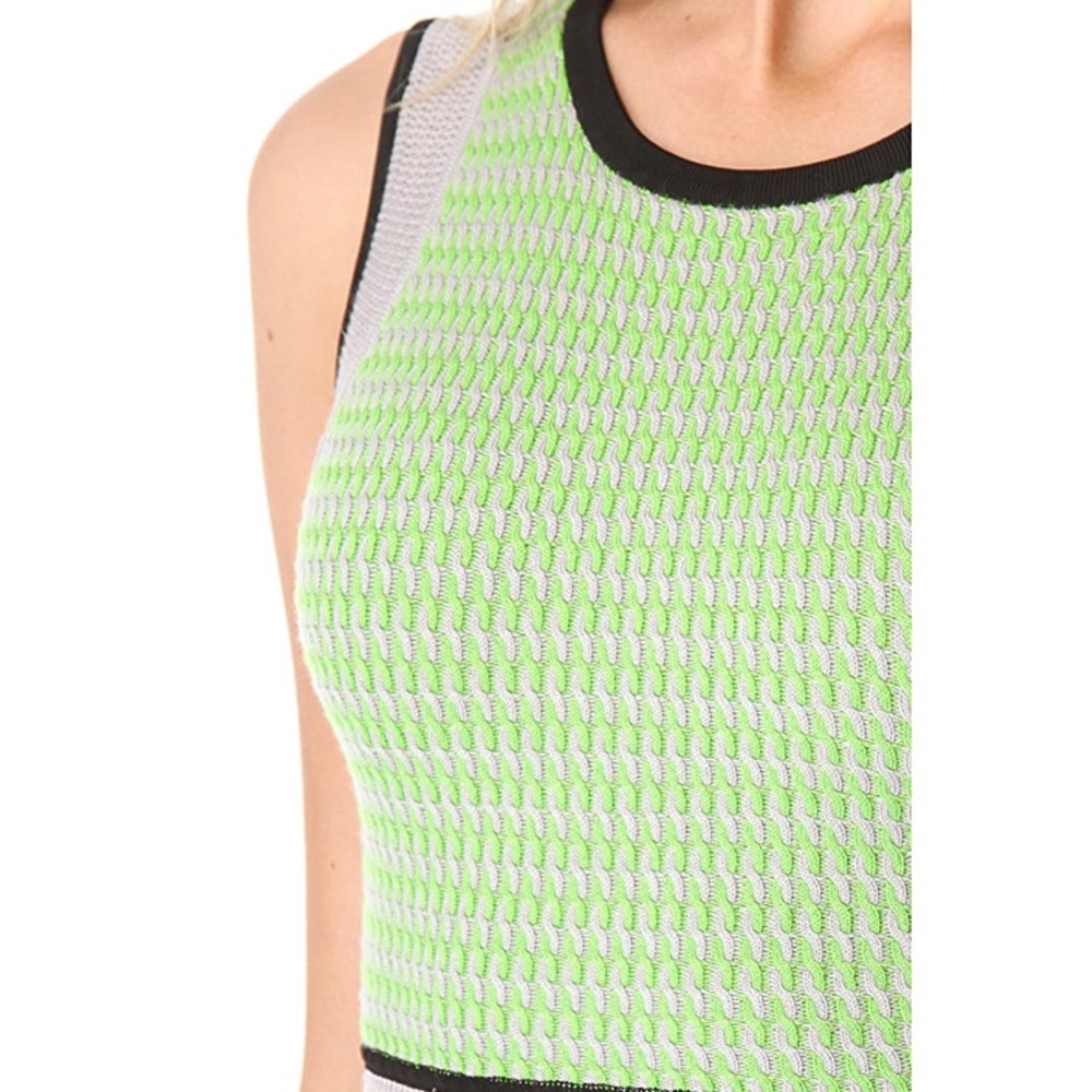 Cut25 mesh knit green dress - Picture 4 of 4